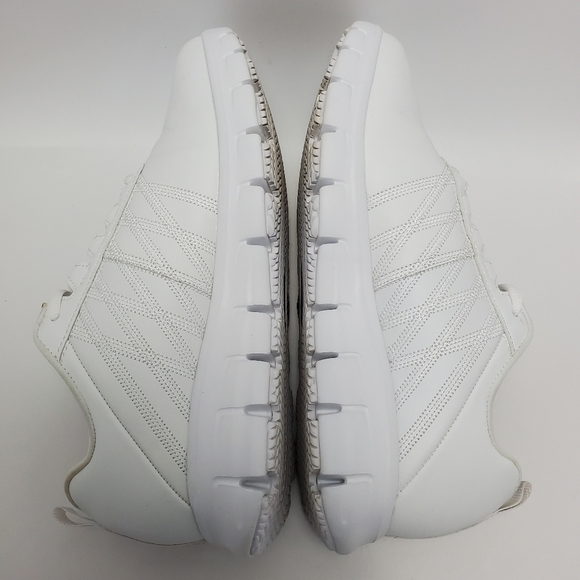 Skechers Flex Work Slip Resistant Memory Foam Eldred Dewey Athletic White Sz 8.5 - Picture 9 of 12